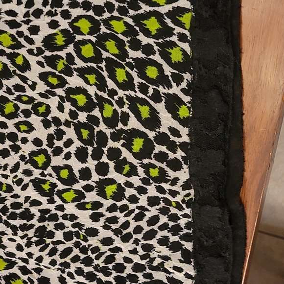 Piccadilly Jacket and matching tank, size  Sm, animal print black, cream green - Picture 12 of 16